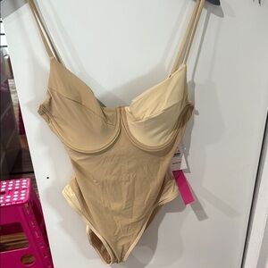 Women's Tan Bodysuit